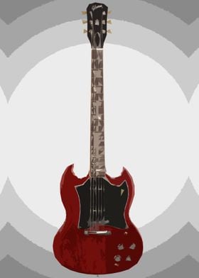 Gibson guitar inspired displate