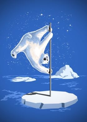NORTH POLE DANCER - Pole Dancing Polar bear at North Po ... 