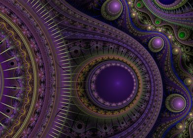 Purple Passion fractal digital art