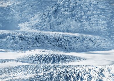 Glaciers are made up of fallen snow that, over many yea ... 