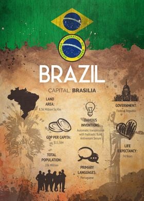 An FAQ Poster of Brazil.