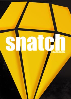 Snatch. Minimal Movie Poster - A Guy Ritchie Film.