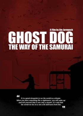 Ghost Dog - The Way of the Samurai. Minimal Movie Poste ... 