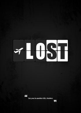 Lost - Minimal TV Series Poster.