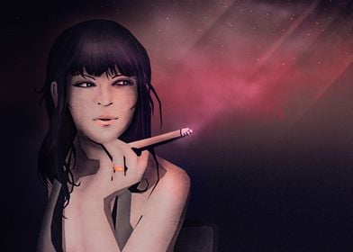 Smokey Woman | Digital Art
