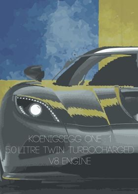 Koenigsegg One:1 Plaque