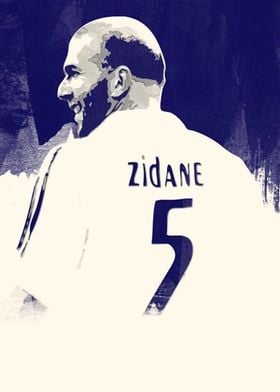 Zidane - French and Real Madrid player