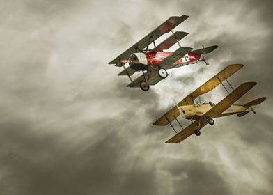 old planes flying into the sky for an hystorical party. ... 