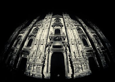 The main Cathedral of Milan, The Duomo di Milano, into  ... 