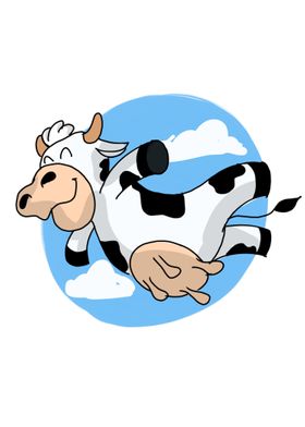 Just a flying cow.