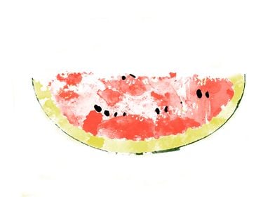 Watermelon Watercolor