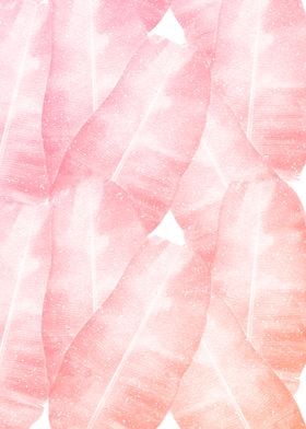 Banana Leaves Pink