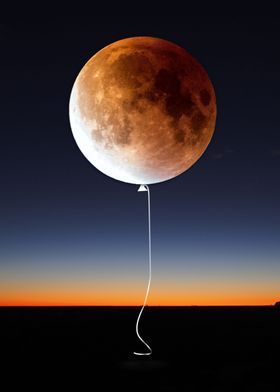 Red Moon Balloon