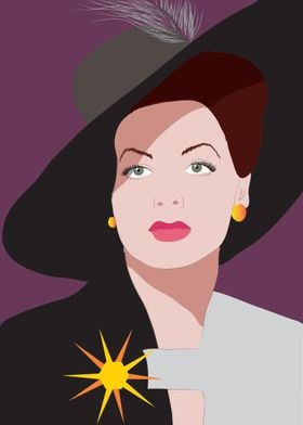My Portrait of Ava Gardner from the Legends of Hollywoo ... 
