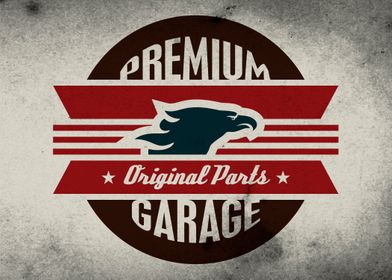 Premium Garage - Vintage Poster