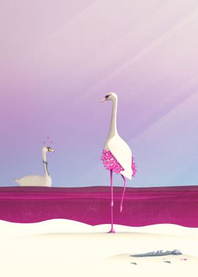 Flamingo Fatale | Digital Art, 2016