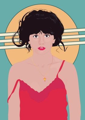 My Portrait of Amy Linda Ronstadt from my Musicians col ... 