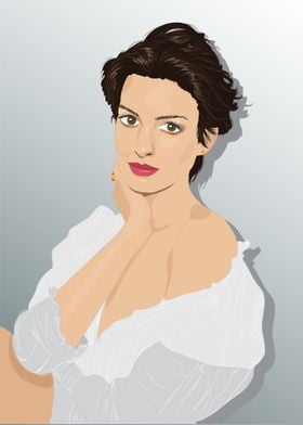 My Portrait of Anne Hathaway from my portrait collectio ... 