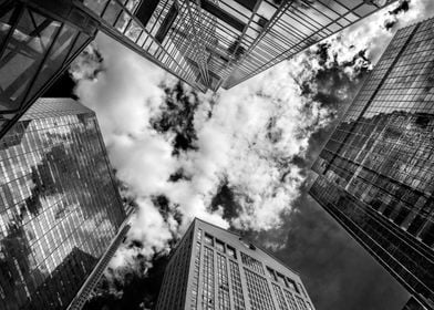 Sky scrapers in Manhattan,