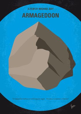 No695 My Armageddon minimal movie poster After discove ... 