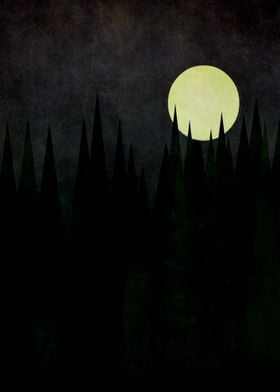 A Moonlit Forest