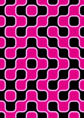 pink and black geometric abstract