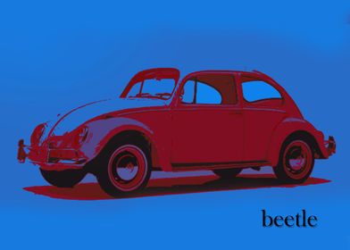 Pop Art Beetle. Piece 4 of 4