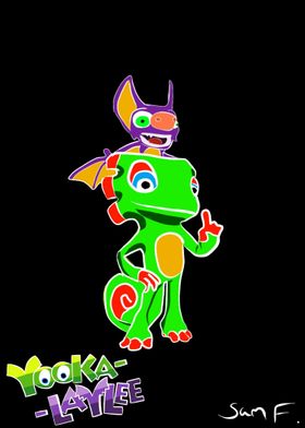 Yooka and Laylee from the game Yooka Laylee