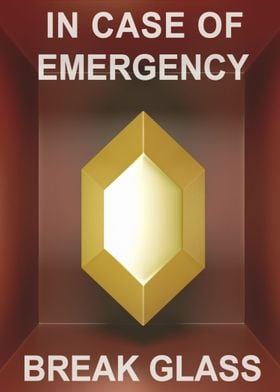 In case of emergency... Golden rupee!