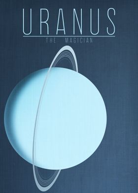 Uranus - The Magician 7/9 in the complete set of planet ... 