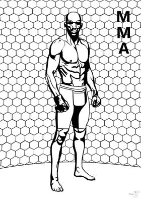 MMA - The Fighter. Third of my sport series.