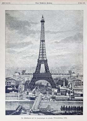 Eiffel Tower illustration