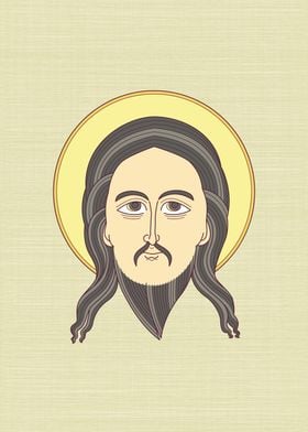 hipster jesus icon