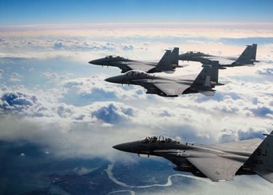 USAF F15 Eagles