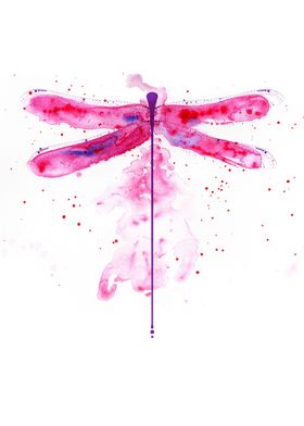 Dragonfly watercolors
