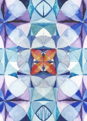 watercolor pattern