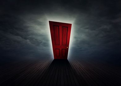 red door in a dream