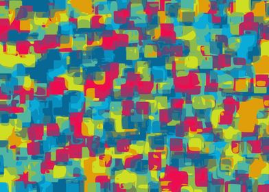 blue yellow and red square pattern abstract background