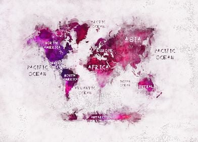 World map 