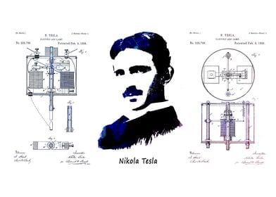 patent - Tesla - Electric Arc Lamp - 1886