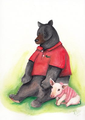 Bear and his pal.
