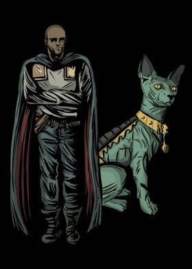 the will and lying cat. from the comic "saga"