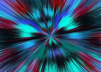 blue green red and black symmetry abstract background