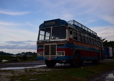 abandoned bus at port antonio, JM