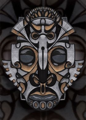 AFRO-DECO is a unique line of mask illustrations. Each  ... 