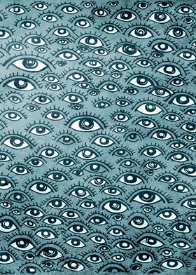 Hand drawn illustration or drawing of a human eyes vect ... 