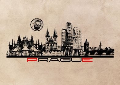 Prague skyline