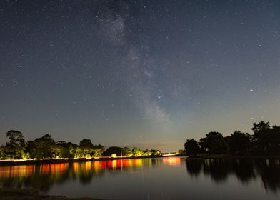 Milky Way Over Hatchet Pond 