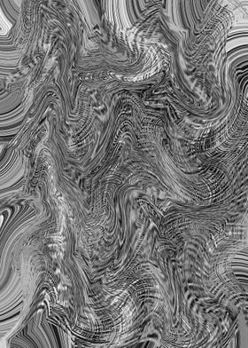 black and white curly line drawing abstract background