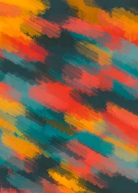 green orange and red painting texture abstract backgrou ... 